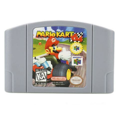 Mario Kart 64 - For Nintendo 64 Video Games Cartridges N64 Console US ...