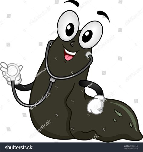 Mascot Illustration Leech Wearing Stethoscope Stock Vector (Royalty ...