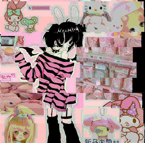 drainer, cute, grunge, aesthetic, cutecore, japan, sanrio. | Anime art ...