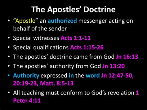 PPT - THE APOSTLES’ DOCTRINE PowerPoint Presentation, free download ...