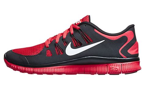 Nike Free 5.0+ Bloom Men's Shoes Crimson/White/Black 360° View ...