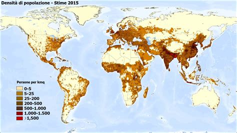 Imparare con la Geografia: 50 La popolazione mondiale: la distribuzione ...