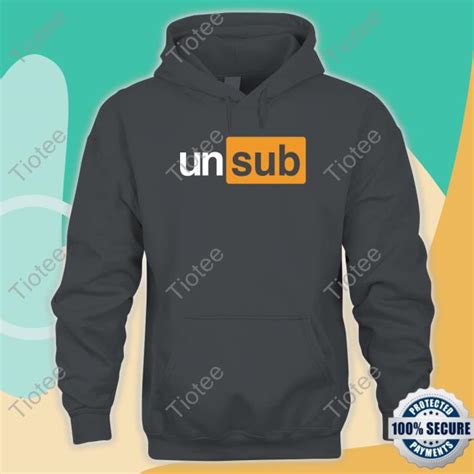 Unsubscribe Podcast Unsub Logo Shirts - Tiotee