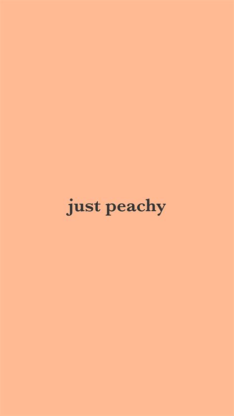 Just Peachy Wallpapers - Wallpaper Cave