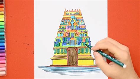 Meenakshi Temple Sketch