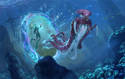 sea monsters | Subnautica concept art, Subnautica creatures, Alien ...