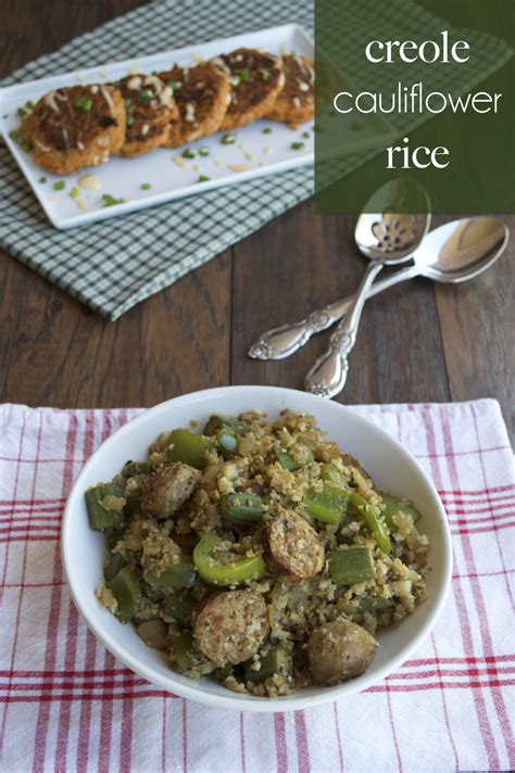 Creole Cauliflower "Rice" | Plaid & Paleo