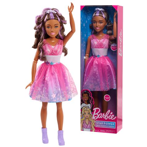 Barbie 28-Inch Best Fashion Friend Star Power Doll, Brown Hair, Toy for ...