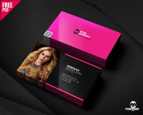 [Free] Fashion Designer Business Card Free PSD | PsdDaddy.com