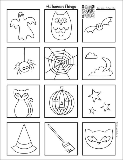 Easy Halloween Drawings For Kids