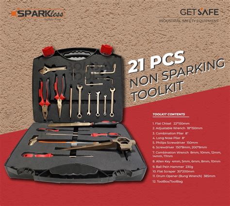 Sparkless Non Sparking Tool Kit Sparkles, For Industrial Safety, Model ...