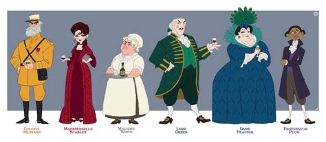 ArtStation - Clue Characters Redesign