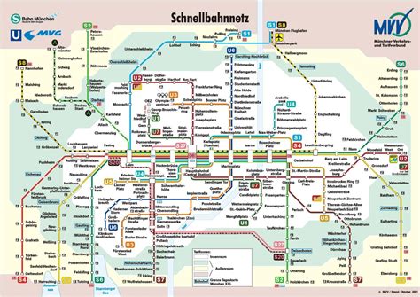 Munich Germany Rail Map