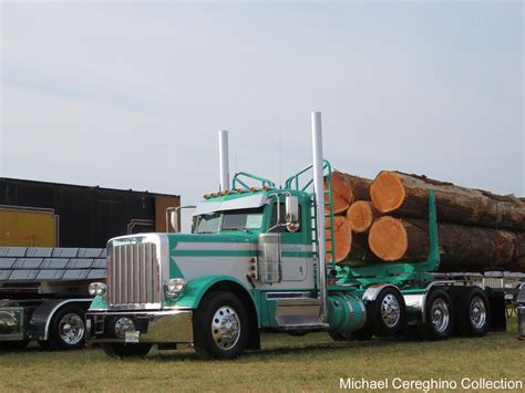 Chuck Bracelin Trucking's Peterbilt 389 log truck. Truck# … | Flickr