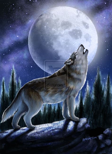 Howling Wolf in the moonlight - Wolves Photo (37008069) - Fanpop