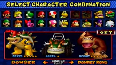 Mario Kart: Double Dash - All Characters and Karts - YouTube