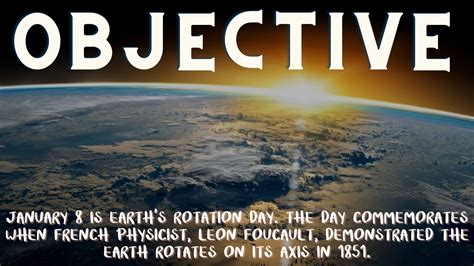 Earth’s Rotation Day - FMF Blog