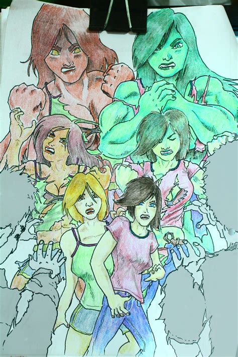 SHE HULK TRANSFORMATION SEQUENCE by IAmSheHulk on DeviantArt