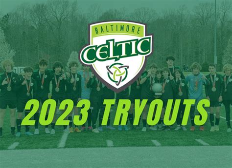 Registration Has Closed For Baltimore Celtic 2023 Tryouts - Baltimore ...