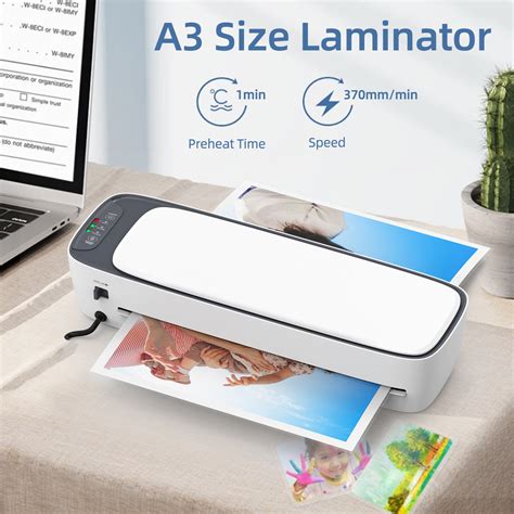 SL888 A3 Laminator Machine Set Multifunctional Hot and Cold Lamination ...