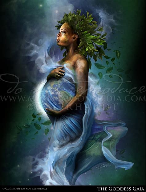 The Goddess Gaia / Fantasy Art / Fantasy Painting / Mother - Etsy UK