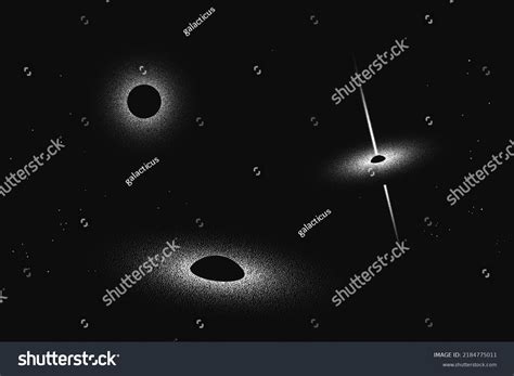 Quasar and black hole in space - Royalty Free Stock Vector 2184775011 ...