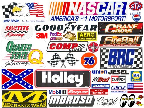 Racing Decals Stickers | Decals001 | Crafts | Pinterest | Decals, Cars ...