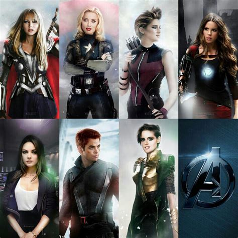 The Avengers (reversed gender roles) on We Heart It | Female avengers ...