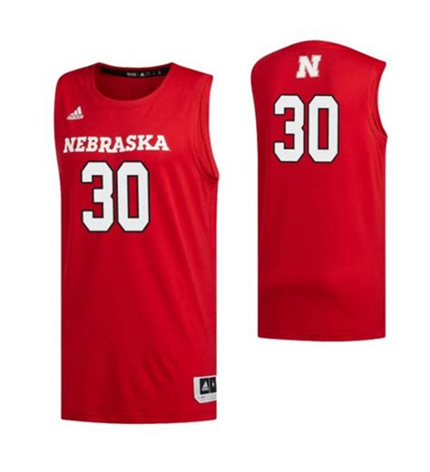 Mens Nebraska Huskers #30 Keisei Tominaga 2020 Scarlet Adidas College ...