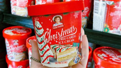 Little Debbie's Christmas Tree Cakes Ice Cream Just Returned To Walmart