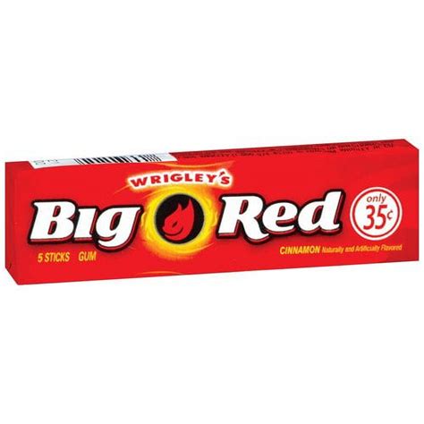 Big Red Cinnamon Chewing Gum, 5 pc - Walmart.com