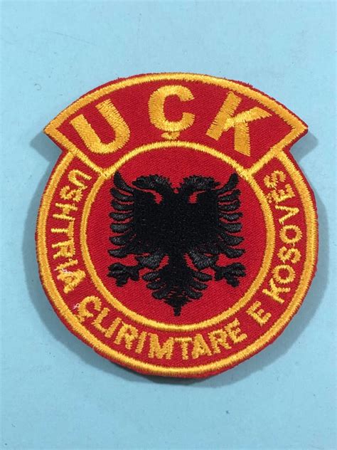 KOSOVO LIBERATION ARMY UÇK (KLA) COLLECTIBLE NEW PATCH FLAG INSIGNIA | eBay