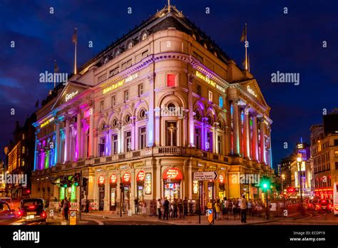 Piccadilly Circus At Night, London, England Stock Photo - Alamy