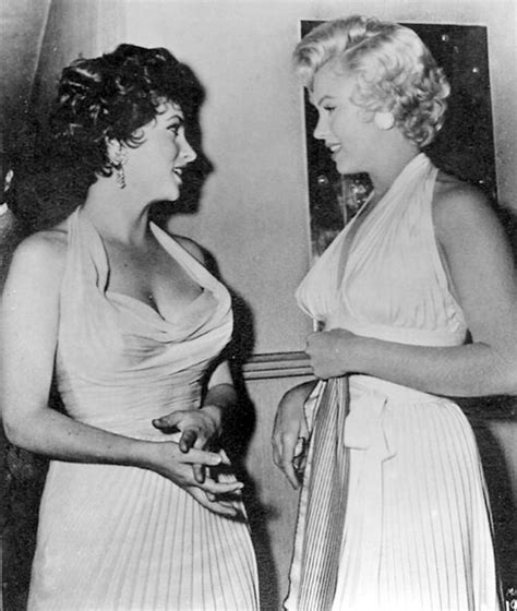 Marilyn Monroe and Elizabeth Taylor | Marilyn monroe photos, Gina ...