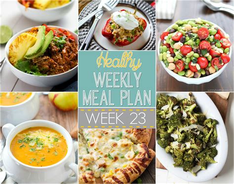 Healthy Menu Plan Week #23 - With Salt and Wit