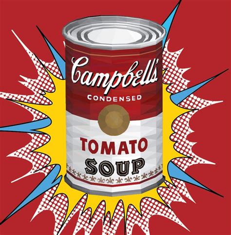 Geometric Campbell Soup Pop Art | Campbell soup art, Pop art for kids ...