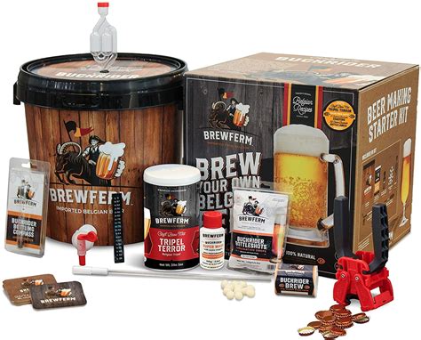 Brewferm Buckrider Home Brewing Starter Kit - Premium Deluxe Kit Craft ...