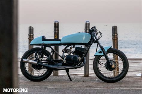 Yamaha Rx 100 Modified To Cafe Racer | Reviewmotors.co