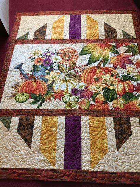 Fall Harvest Throw Quilt or Wall Hanging Earth Tone Colors - Etsy ...