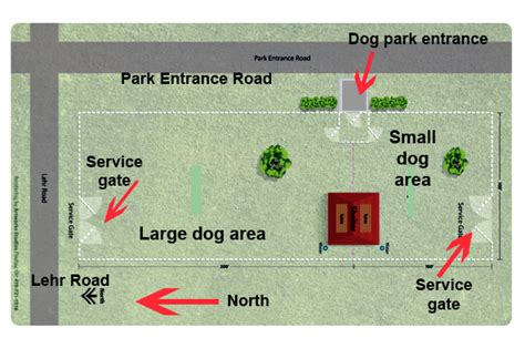 Here's the dog park layout | Ada Icon