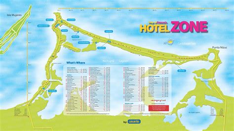 Cancun Hotel Zone Map 2024 - Melva Sosanna