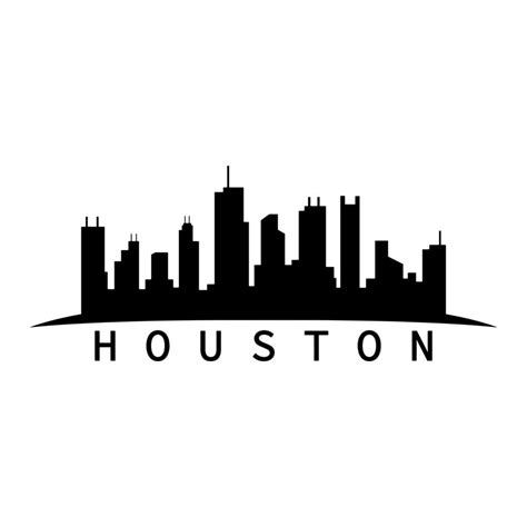 Houston Skyline Vector Art, Icons, and Graphics for Free Download