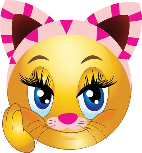 Kitty Cat Smiley | Emoticon love, Animated emoticons, Funny emoticons