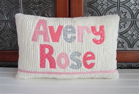 Personalized Name Pillow for Baby Girl Toddler Name Pillow | Etsy