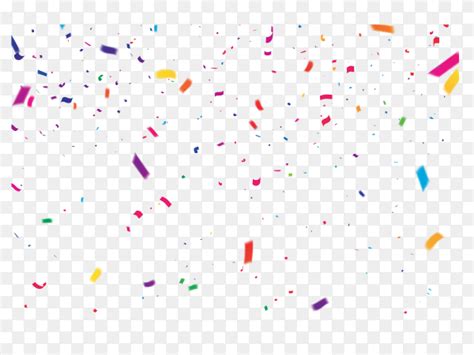 Colorful confetti celebratory on transparent background PNG - Similar PNG