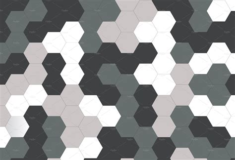 Vector of hexagon Camo Background ~ Graphic Patterns ~ Creative Market