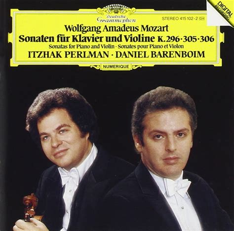 Wolfgang Amadeus Mozart, Itzhak Perlman, Daniel Barenboim - Mozart ...