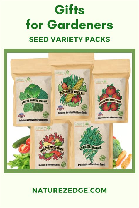 Vegetable Seeds Variety Pack - G4rden Plant