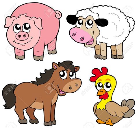 farm animals cartoon clipart - Clipground