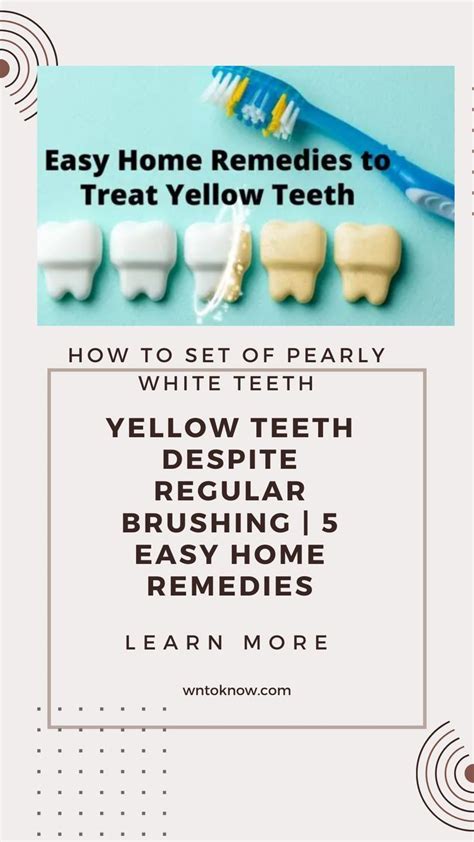 5 Easy Home Remedies for Yellow Teeth